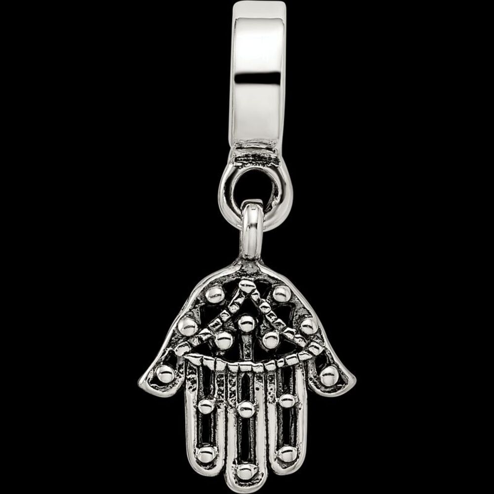 Kazi Luxury Sterling Silver Reflections Hamsa/Cha… - image 3